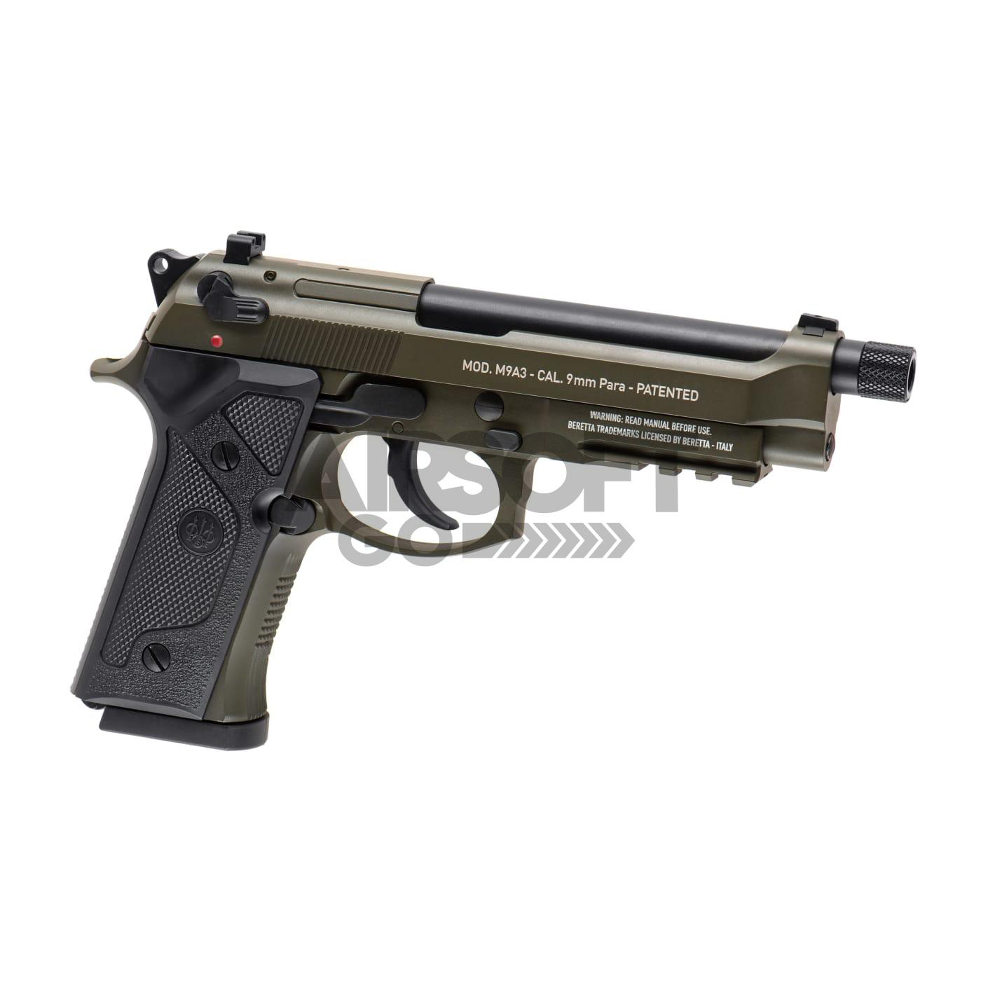 Beretta MOD. M9A3 FM Blowback 4.5mm õhkrelv CO2 Green (Beretta ...