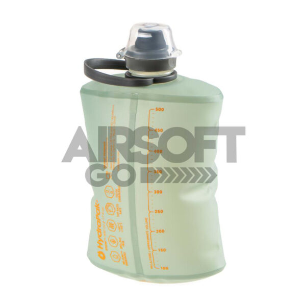 Stow 500ml kokkuvolditav pudel Roheline (Hydrapak) - Image 2