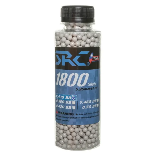 0.43g kuulid 1800tk Valge (SRC)