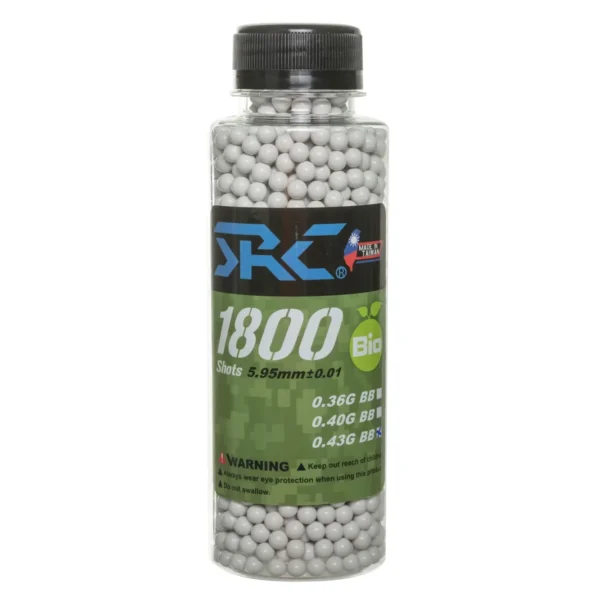 0.43g BIO kuulid 1800tk Valge (SRC)