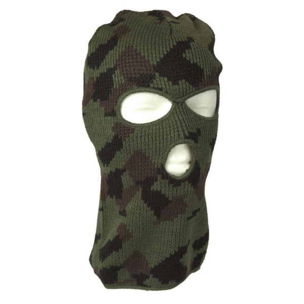 3-Auguga Balaclava Camo (Mil-Tec)