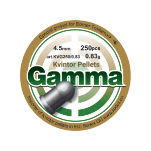 Gamma 4.5mm õhkrelva kuulid 0,83g 250tk (Kvintor)