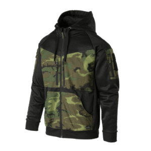 Rogue Hoodie - Fullzip Black/ERDL (Helikon-Tex)