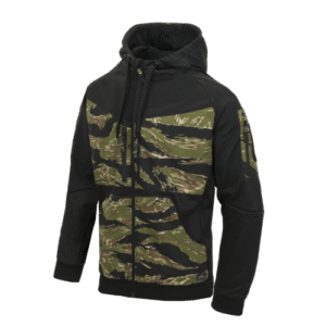 Rogue Hoodie - Fullzip Black / Tiger stripe (Helikon-Tex)