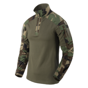 MCDU Combat Shirt - PolyCotton Stretch Ripstop Woodland (Helikon-Tex)